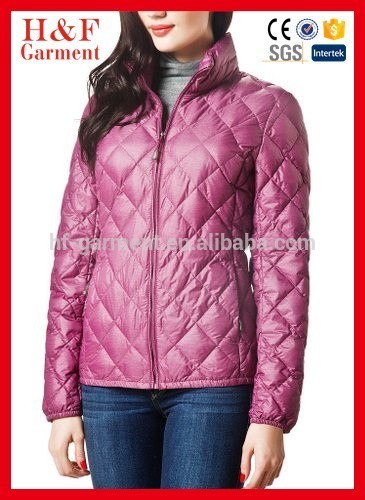 Women Down Quilted Jacket Lightweight Puffer Coat