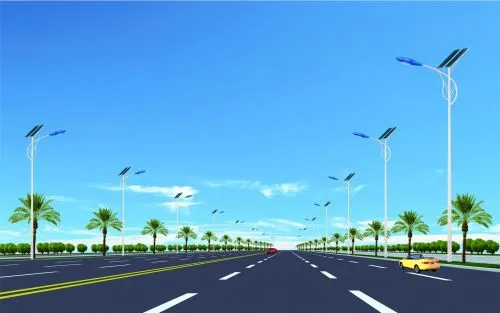 solar power road lighting