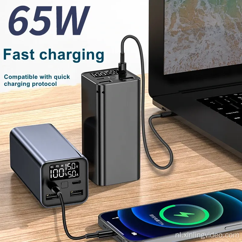 Whaylan 30000mAh Power Fast Charge Portable Power Bank