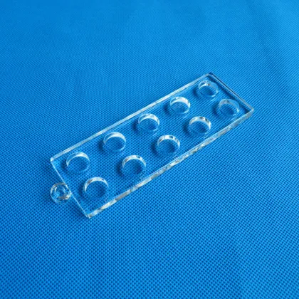 Quartz Combustion Boat with Ring for Muffle Furnace