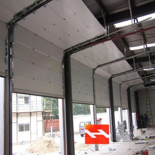 High speed stainless steel sectional door