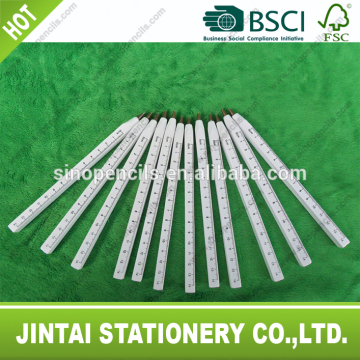 Ruler ball pen white color