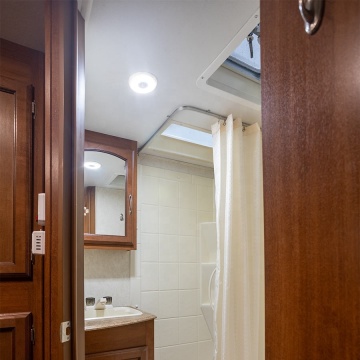12V RV Caravan LED Warm Light Surface Mount Ceiling Fixture with Touch Dimmer