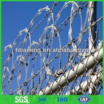 ISO high quality Razor barbed wire (gold factory)