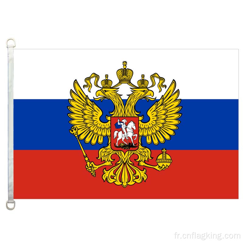 Drapeau Eagle_Russian_Federation 90*150cm 100% polyester