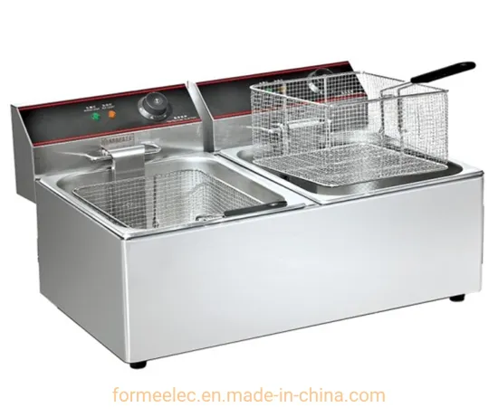Kitchen Appliances Countertop Electric Fryer 2-Tank 2-Basket 7kw 22L Electric Fryer