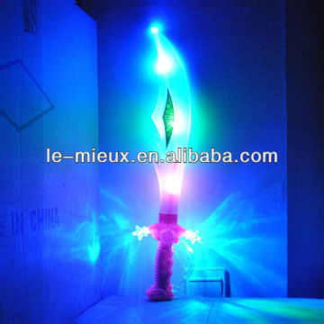 Colorful Handle Flashing Sword with Imitate Sounds