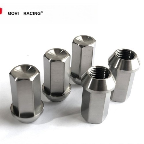 Beenden Sie die Open Titanium Wheel Lug Nuss