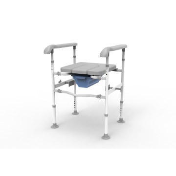 Alças de apoio de braço para assento sanitário elevado