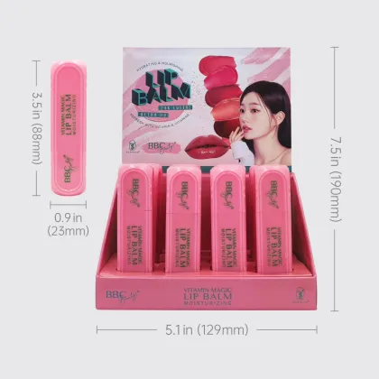  BBC Lip Balm with Tinted Serum, Pink, 3.8g 
