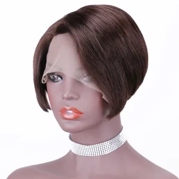 wholesale peruvian cheap price human hair short bob wig brazilian hair bob wig pixie short curly bob wigs human hair lace front