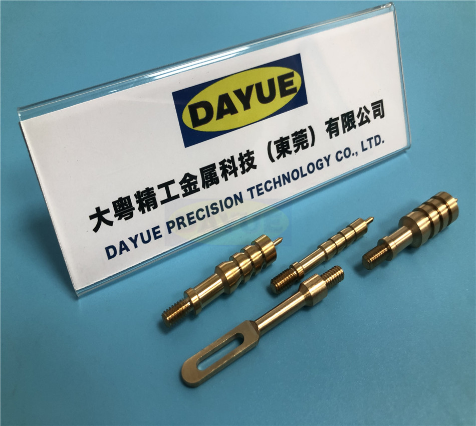 CNC Turning&Milling Parts Brass machined thin shaft