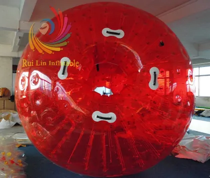 2014 colorful water game hard-wearing quality TPU/PVC down hill zorb ball