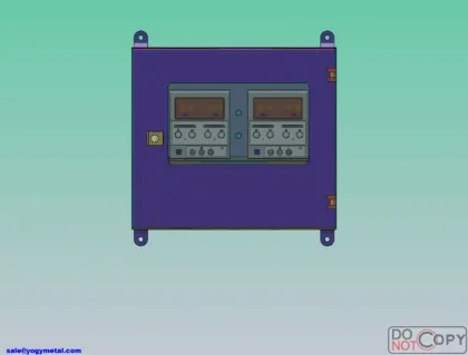 Indoor outdoor electrical metal box metal case