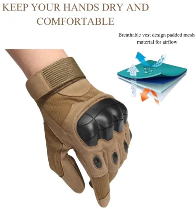 WANZHUO Durable Motorcycle Gloves for Cycling, Riding, Climbing, Hunting, Shooting