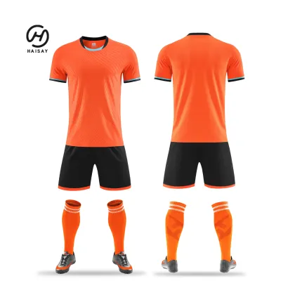 New Season European Club Referee Jersey Football Short Sleeve Breathable Training Jersey Soccer Jersey Uniform Men Soccer Wear