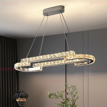 Modern Luxury Living Room Lighting: Crystal Chandeliers & Pendant Lights
