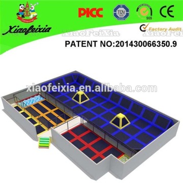 colorful commerical trampoline park,large trampoline park