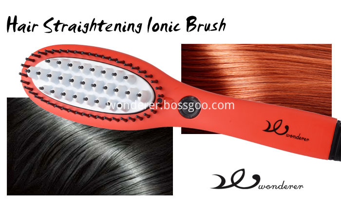 Hair Straightening Ionic Brush