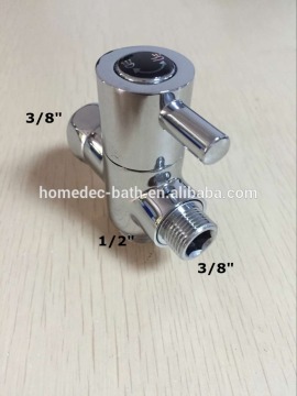3/8" T-adapter sprayer valve shut off valve