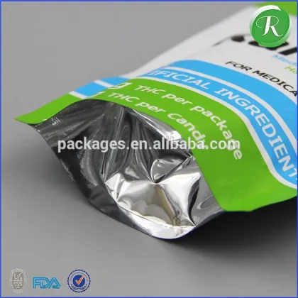 Shandong best aluminum foil bags with zipper and tear notch