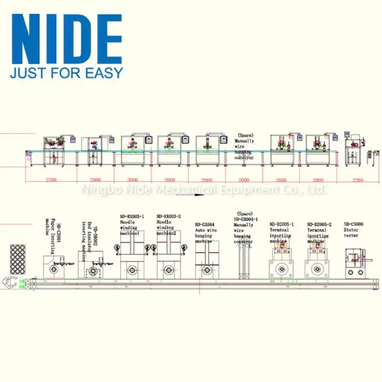 Fully auto BLDC Brushless motor stator production manufacturing assembly line