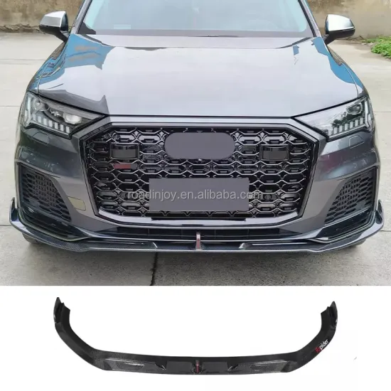Carbon Fiber Front Bumper Spoiler Lip for Audi Q7 S-LINE 2020-2022