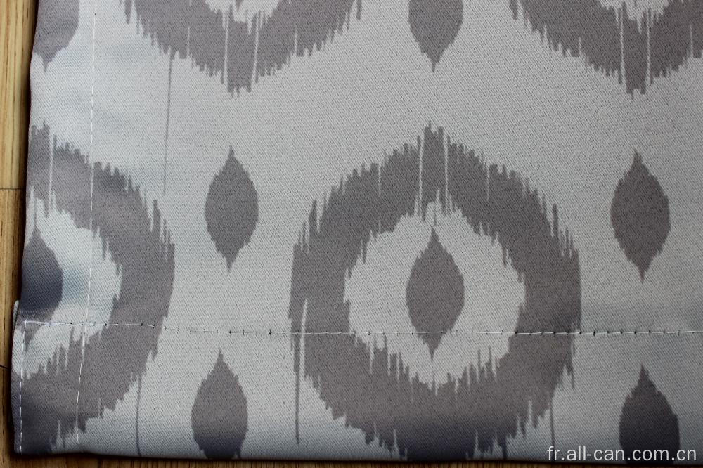 Tissu de rideau occultant imprimé
