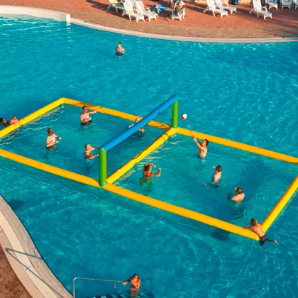 New Arrival Inflatable Pool Volleyball Court: Beach & Water Volleyball
