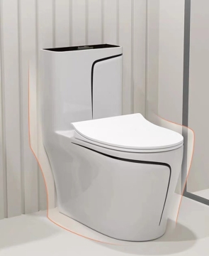 Hot Sale Multi-Color Round Shape Bathroom Ceramic One Piece Commode Toilet