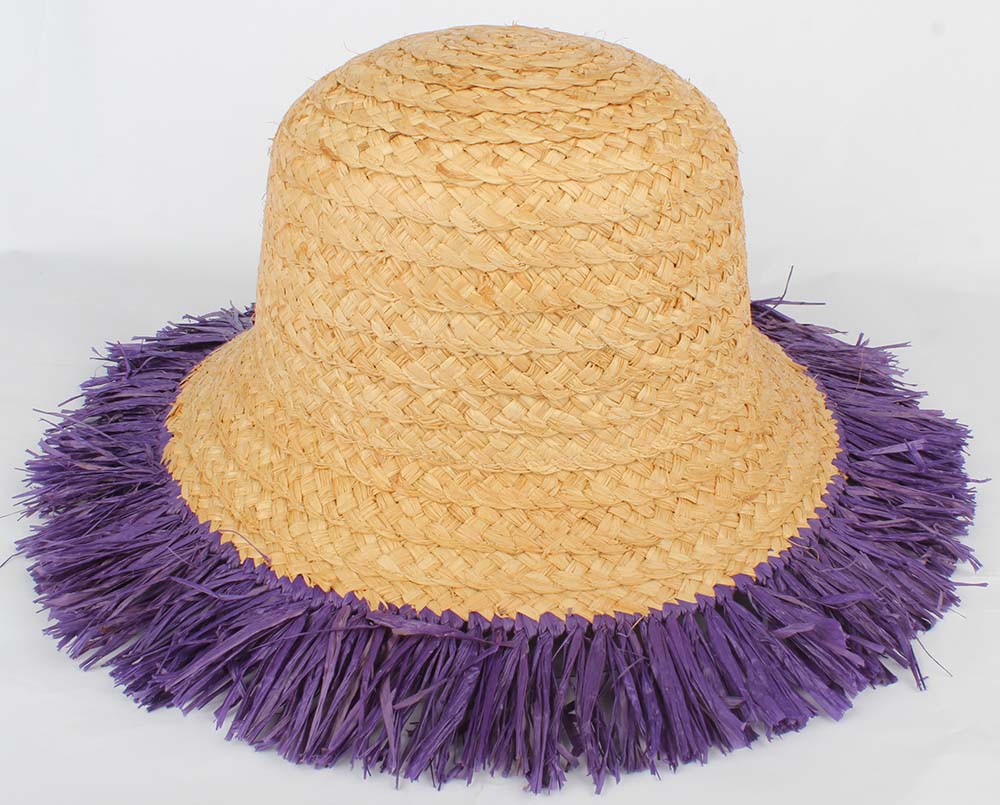 Mesdames Fashion Sun Hat / Wide Brim Straw Hat / Place CHAT