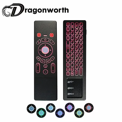TV Keyboard Video Game T6 Touchpad Backlit 7 Color