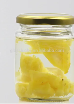 high quality clear nutella glass jar with lid