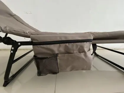 Folding Camping Bed with Mattress for Office Nap