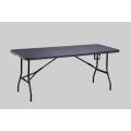 Table de camping avec valise portative Design 6FT en rotin