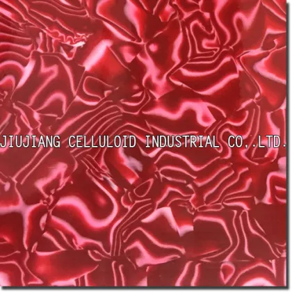 Red pearl decorative plastic celluloid sheet for musical instruments