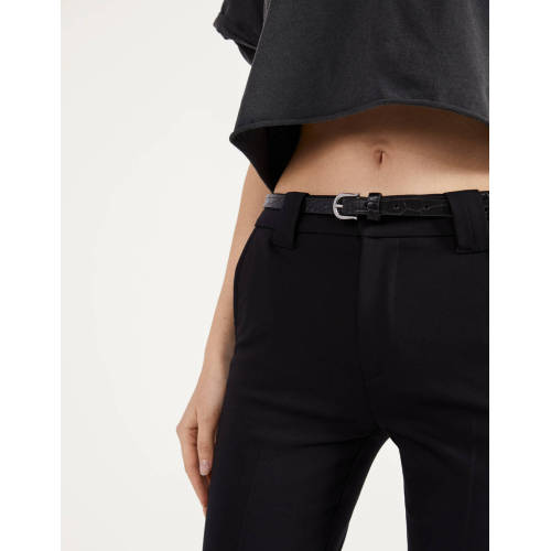 Pants Women Ladies Chino Trousers with Belt