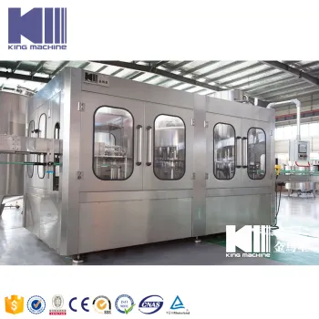 Automatic Rotary 3 in 1 PET Bottled Drinking Water Filling Machine for 200-2500ml