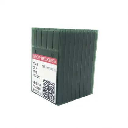 German Groz-Beckert Computerized Lock Stitch Machine Needles: DB*1, Gold, Heat-Proof