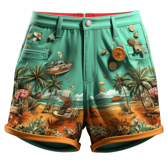 Green Shorts 2 Png