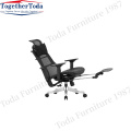 fabric seat ergo mesh office chair with headrest