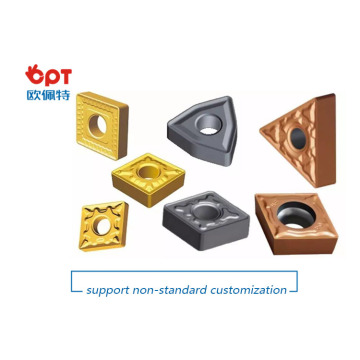 Coated carbide turning inserts for hardness steel