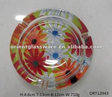 fancy glass ashtray