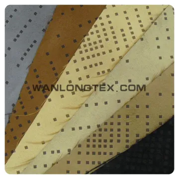Fashionable Pattern Design Microfiber Suede Fabric