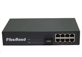 1 Port FX 8 Port TP Fiber Optic Switches Support Transmissi