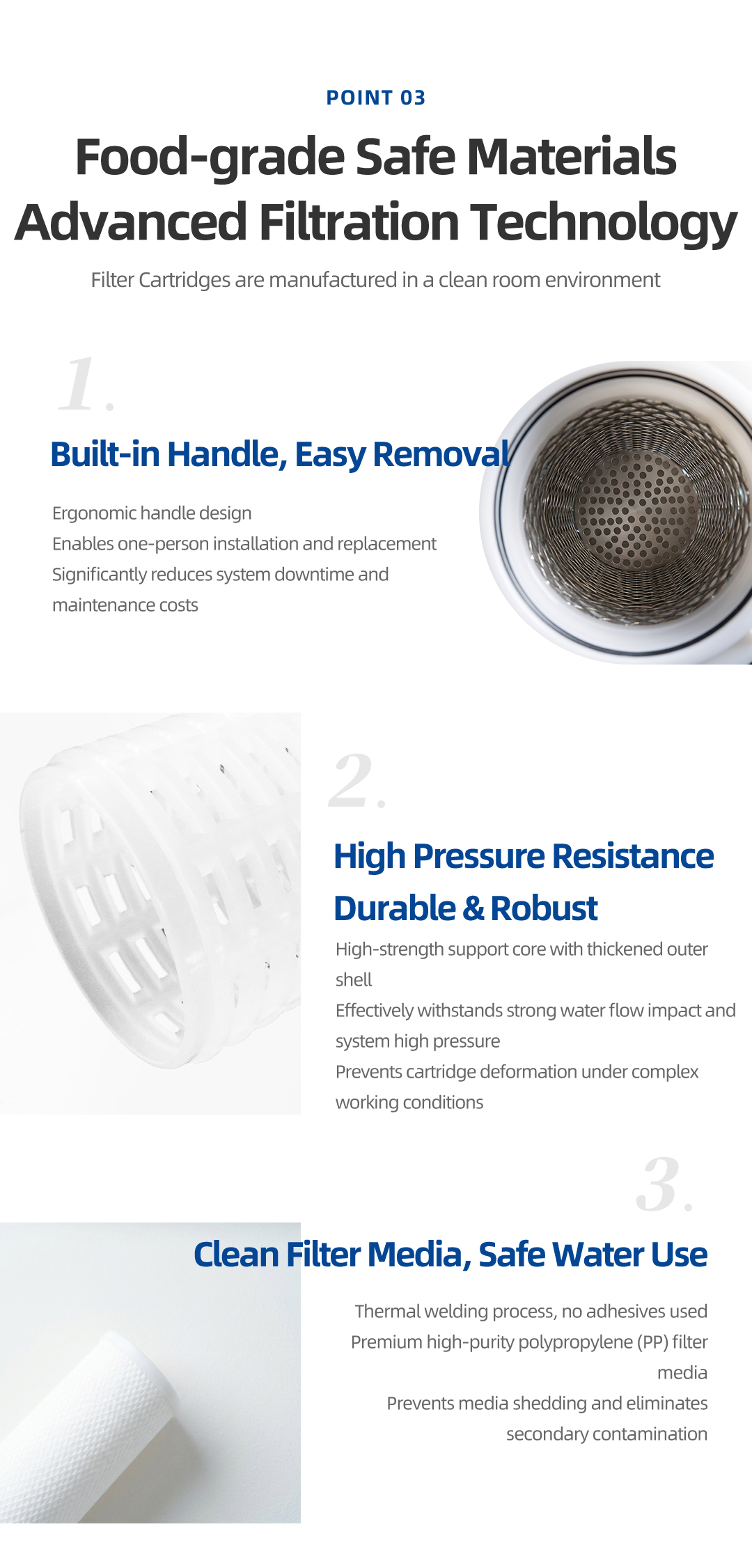 4.Replacement Parker high-flow filter element
