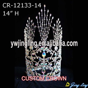 14 Inch custom hot sell pageant crowns