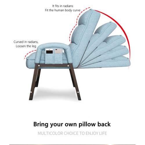 Ergonomische Rückenlehne Arm Freizeitsofa Stuhl aus rostfreiem Stahl