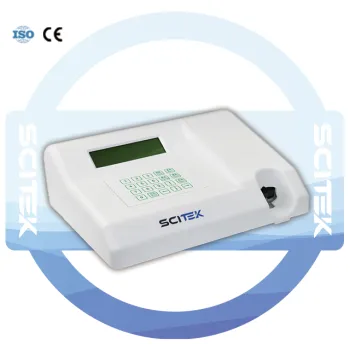 SCITEK Semi-Auto Urine Analyzer: Processing 120 Tests per Hour with Data for 2000 Patients