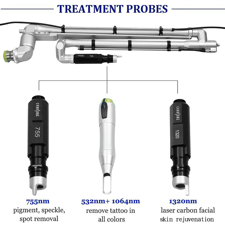 Picosecond Laser 532 755 1320 1064 PicoLaser Q Switch Nd Yag Tattoo Removal Machine